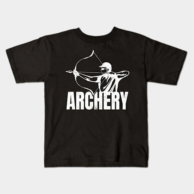 Archery Archer Kids T-Shirt by Foxxy Merch